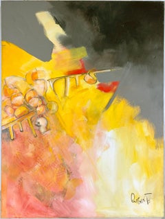 Day and Night, huile originale de Willem de Kooning et Richard Diebenkorn
