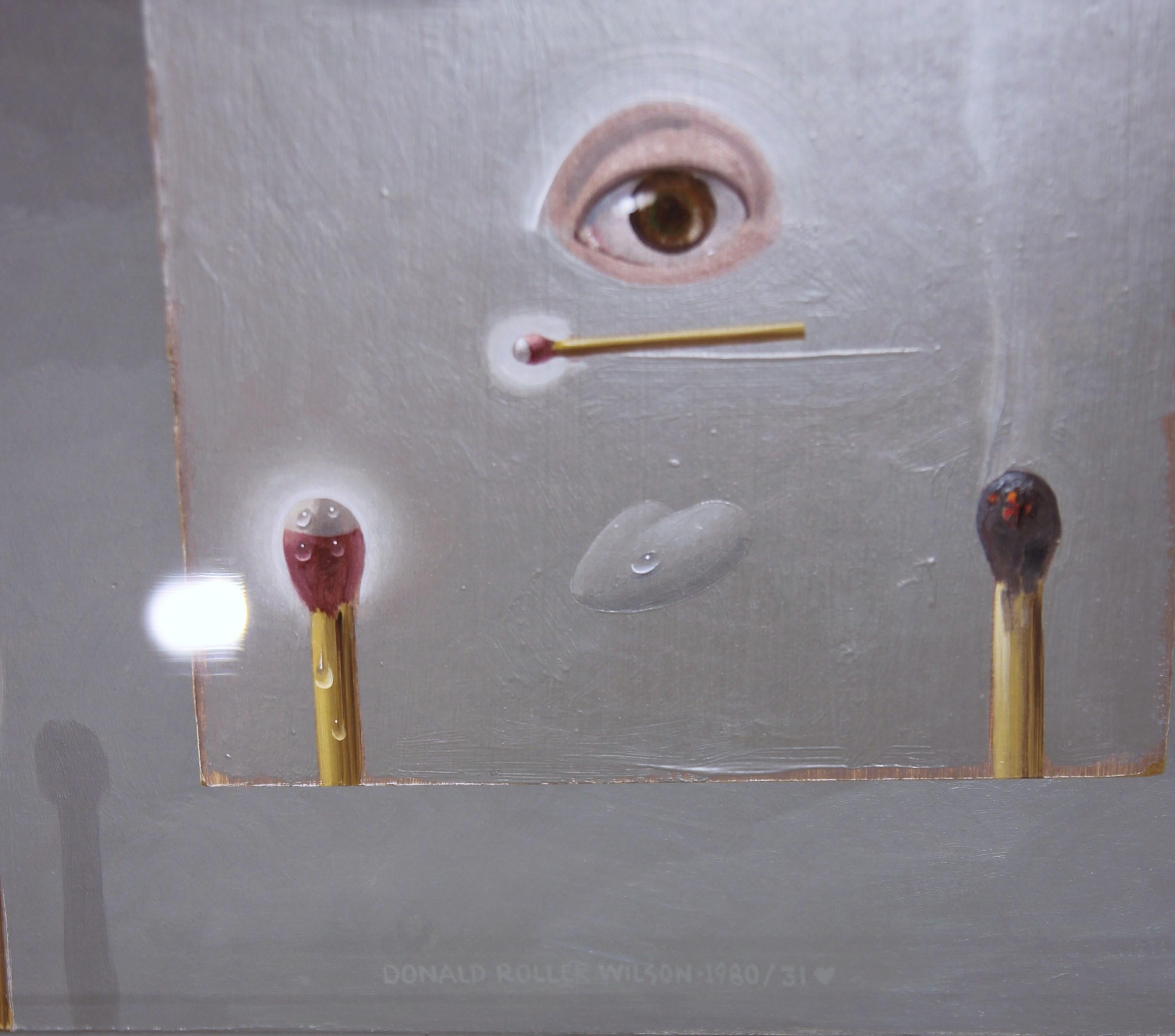 Abstract Surrealist Contemporary Still Life With Wooden Matches 1