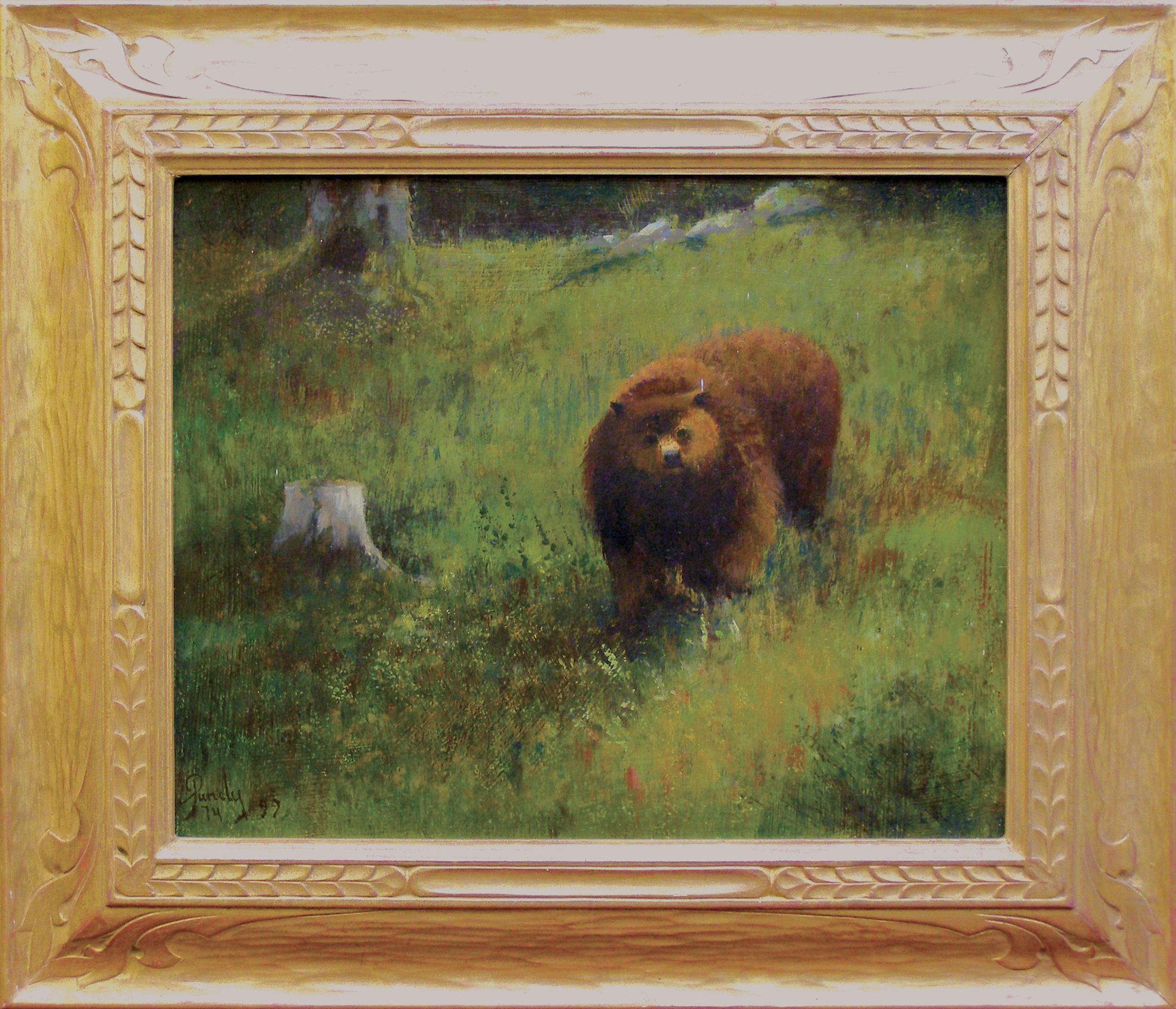 Grizzly in the Wild - Painting by Donald Roy Purdy