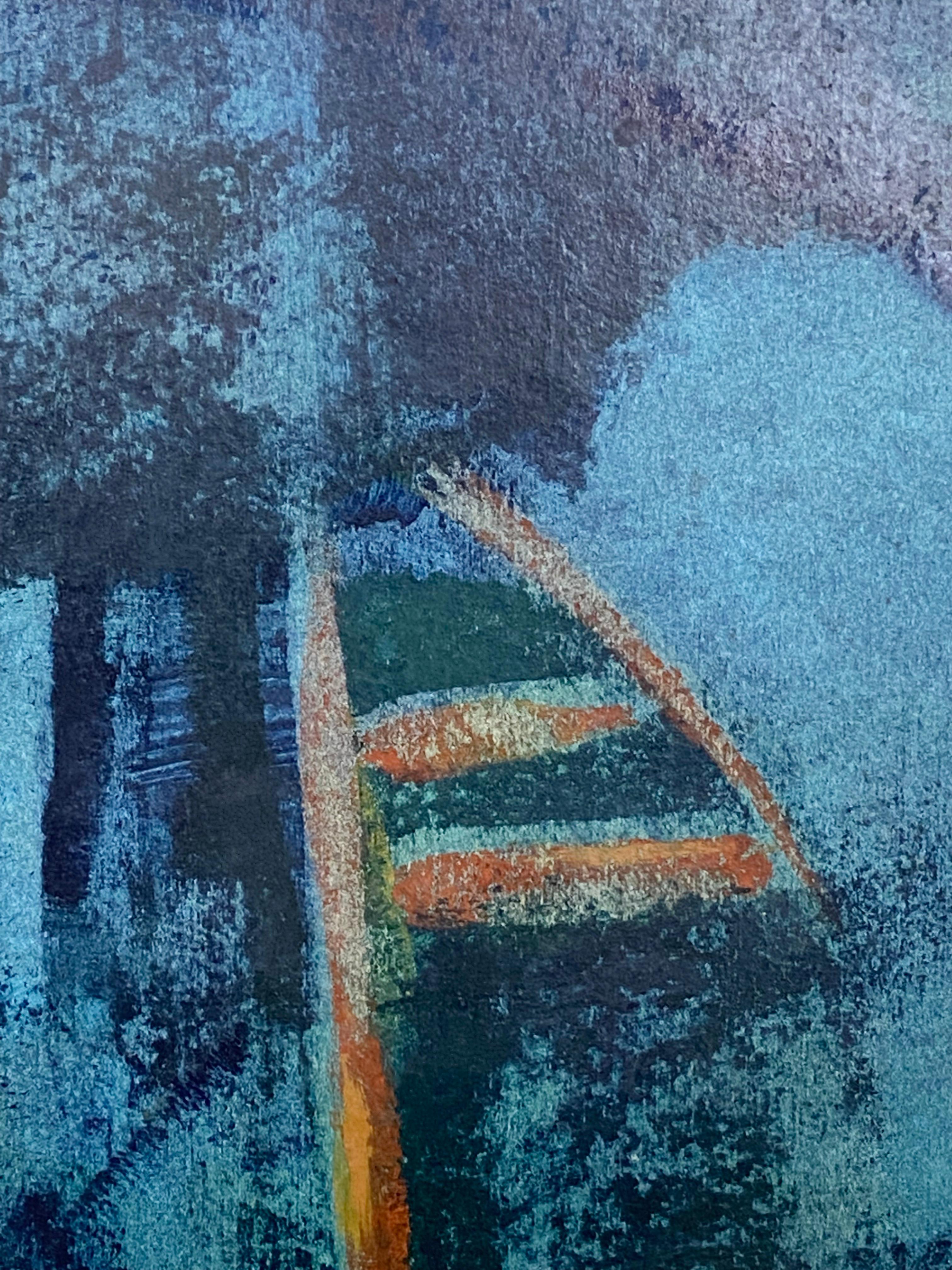 Abstracto del puerto en Deep Blues en venta 1