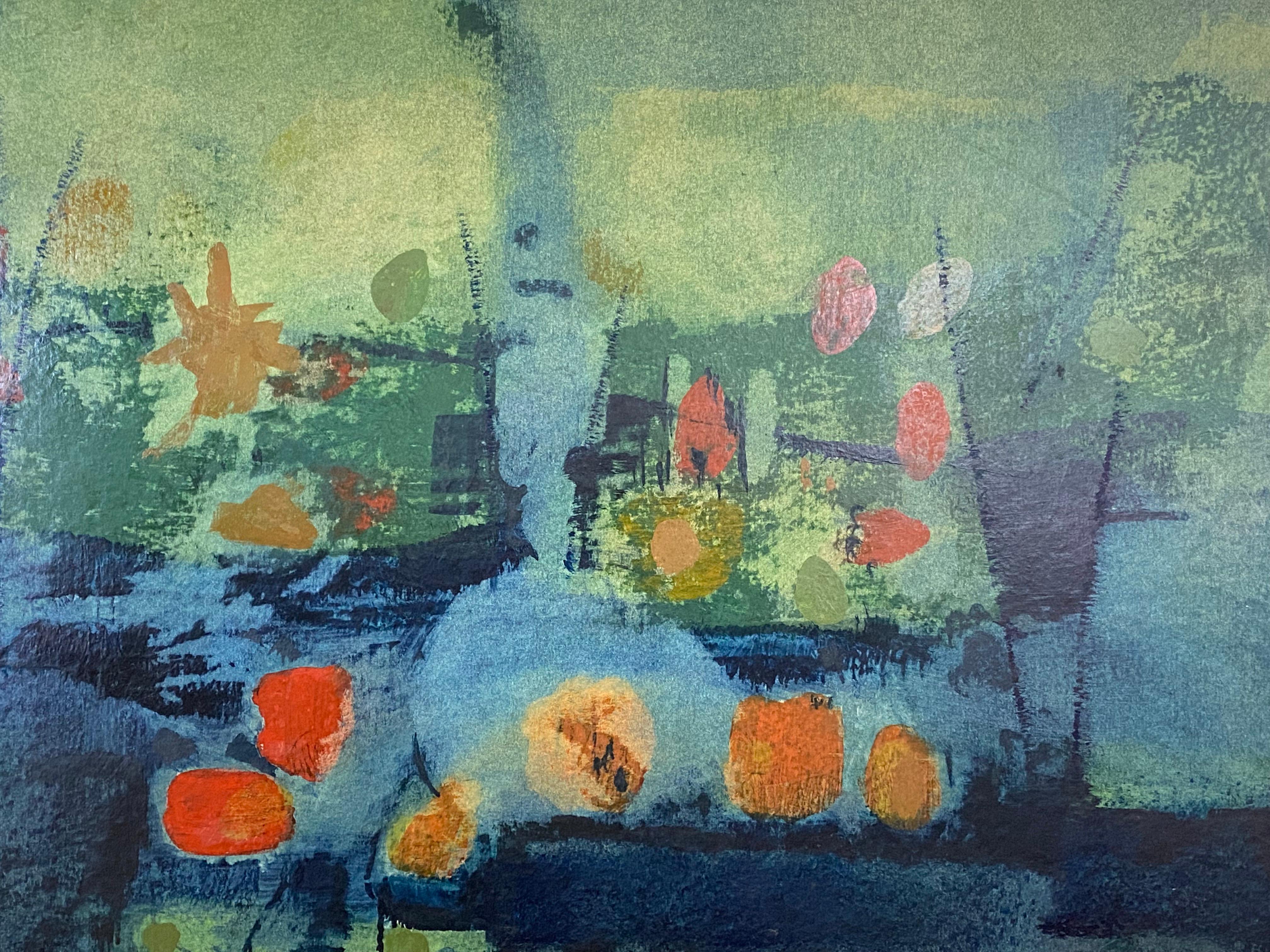 Abstracto del puerto en Deep Blues en venta 2