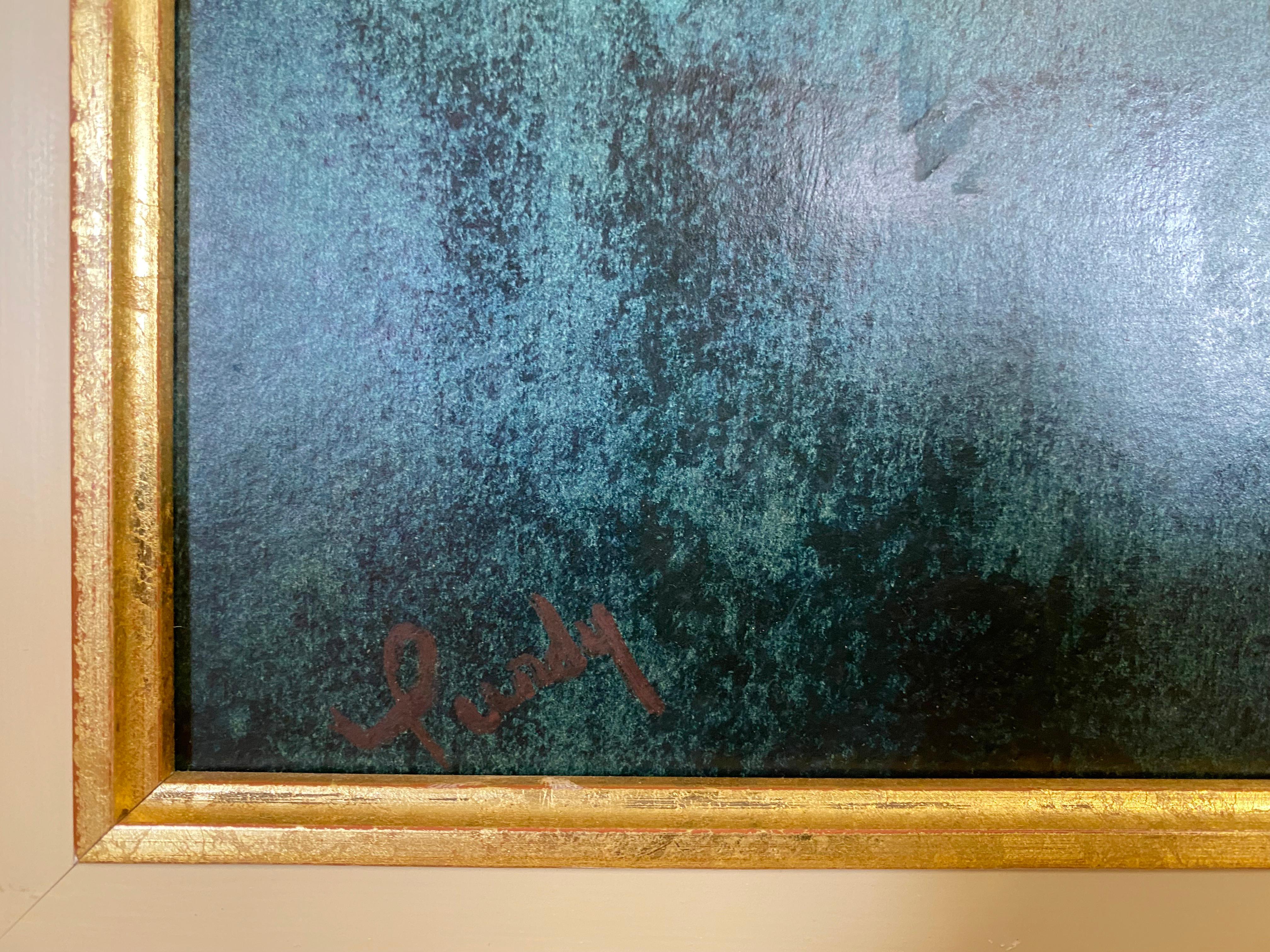 Abstracto del puerto en Deep Blues en venta 3