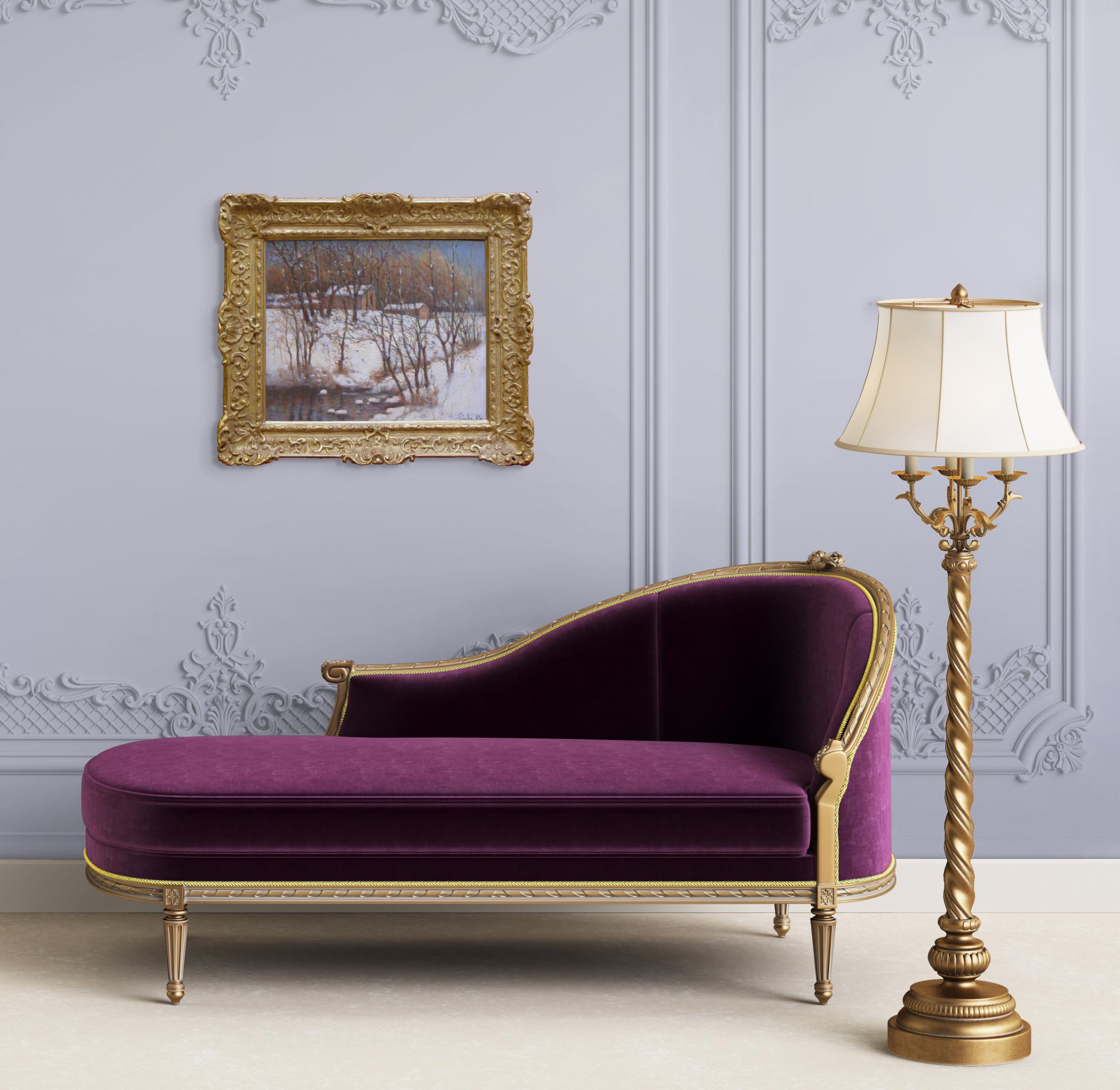 Quadro impressionista sulla neve del New England in vendita 4