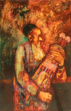 Rabbi, Oil Painting by Donald Roy Purdy