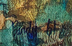 Sorelle, pittura ad olio impressionista americana della metà del secolo scorso