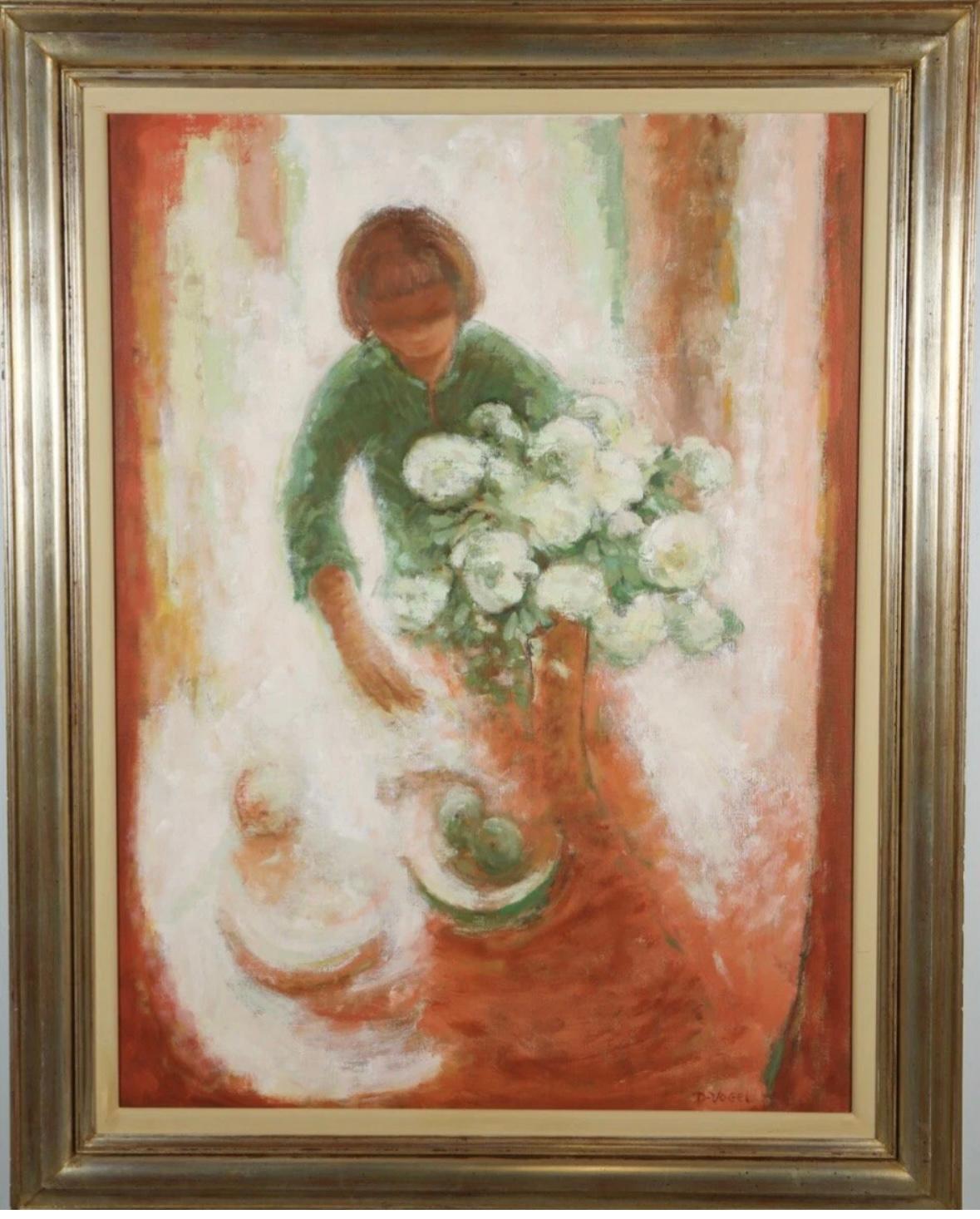 "Ragazza con fiori"