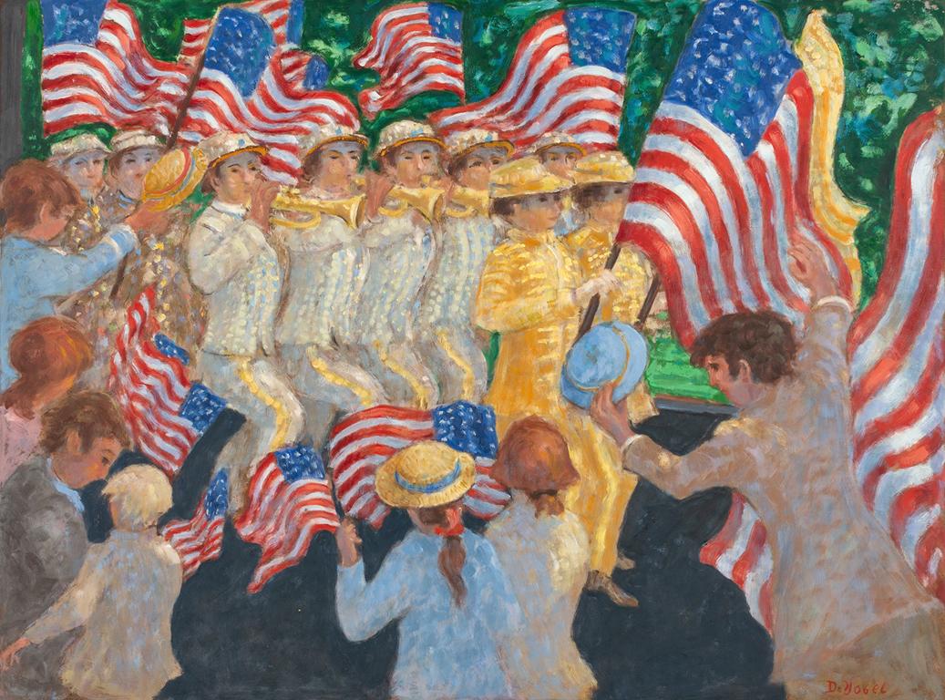 July 4th - Painting by Donald S. Vogel