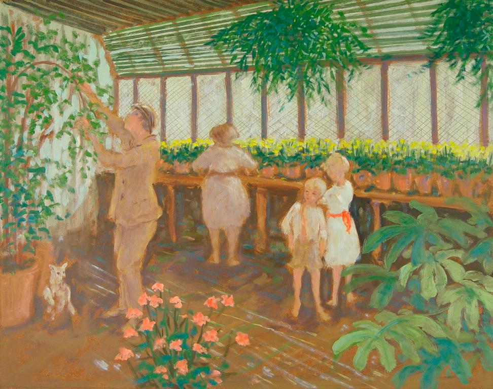 Interior Painting Donald S. Vogel - Cache-pot à plantes Pruner