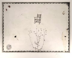 Chair, Tree, Compass and Female Nude