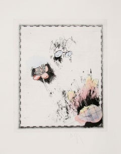 Vintage Dollmaker, Etching by Donald Saff