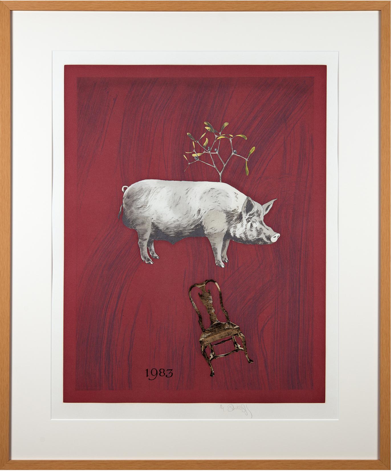 Morgen in Jin Xian – Print von Donald Saff