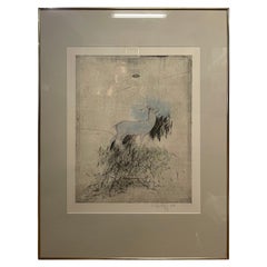 Donald Saff Signed Vintage Lithograph