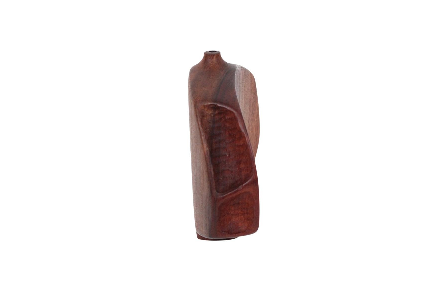 Late 20th Century Donald Saxby Turned Wood Vase