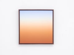 Cobalt and Orange Pastel Square (Twilight)