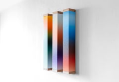Triptych Of Verticals (Wallsculpture No.1)