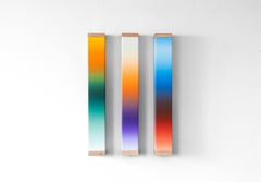 Triptych Of Verticals (Wallsculpture No.1)