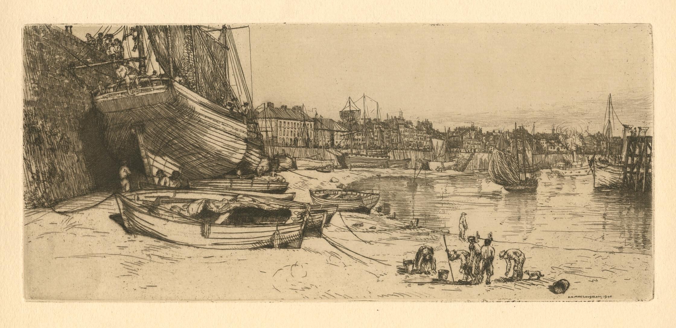 original etching - Print by Donald Shaw MacLaughlan