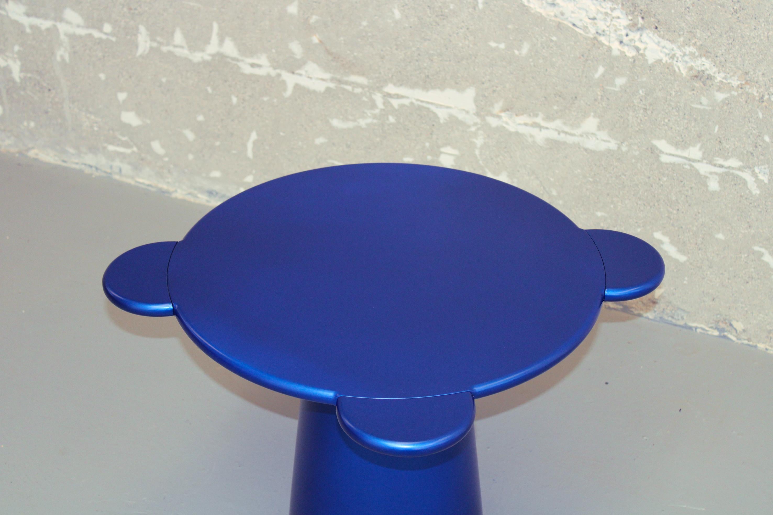 Contemporary Coffee Table Silver Donald Wood by Chapel Petrassi In New Condition For Sale In Le Perreux-sur-Marne, FR