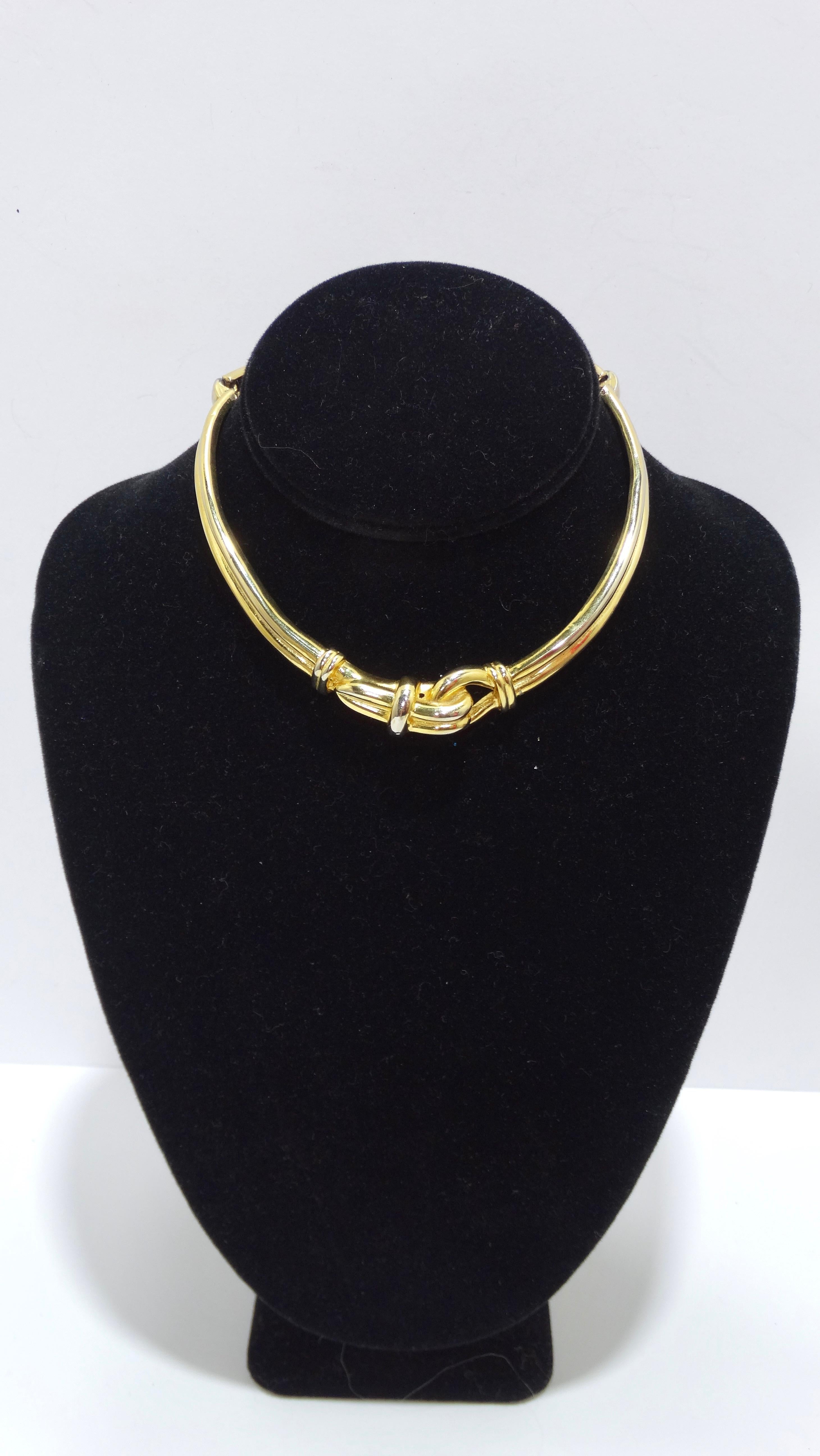 Donald Stannard Knot Choker Necklace In Excellent Condition In Scottsdale, AZ