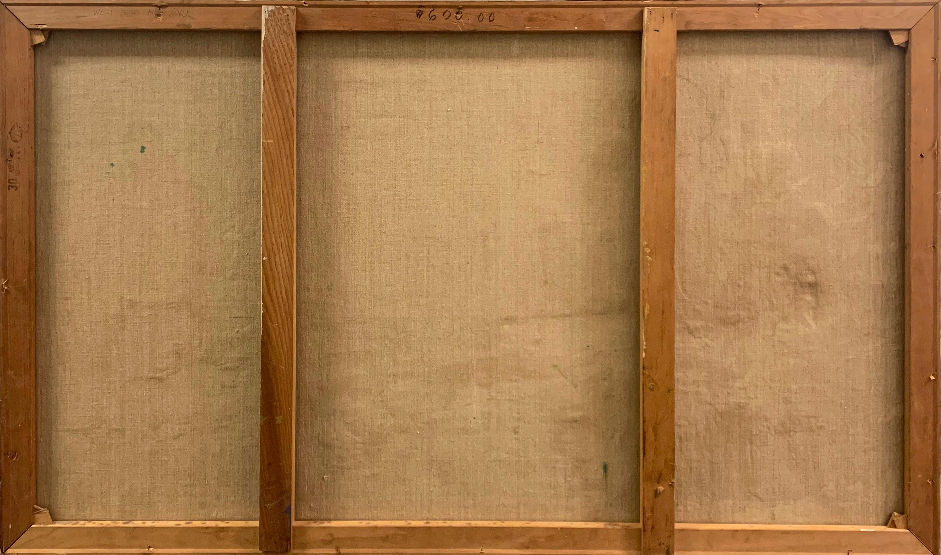 'West Side, New York', Central Park, Manhattan Modernist Abstract, BMFA, Harvard For Sale 5