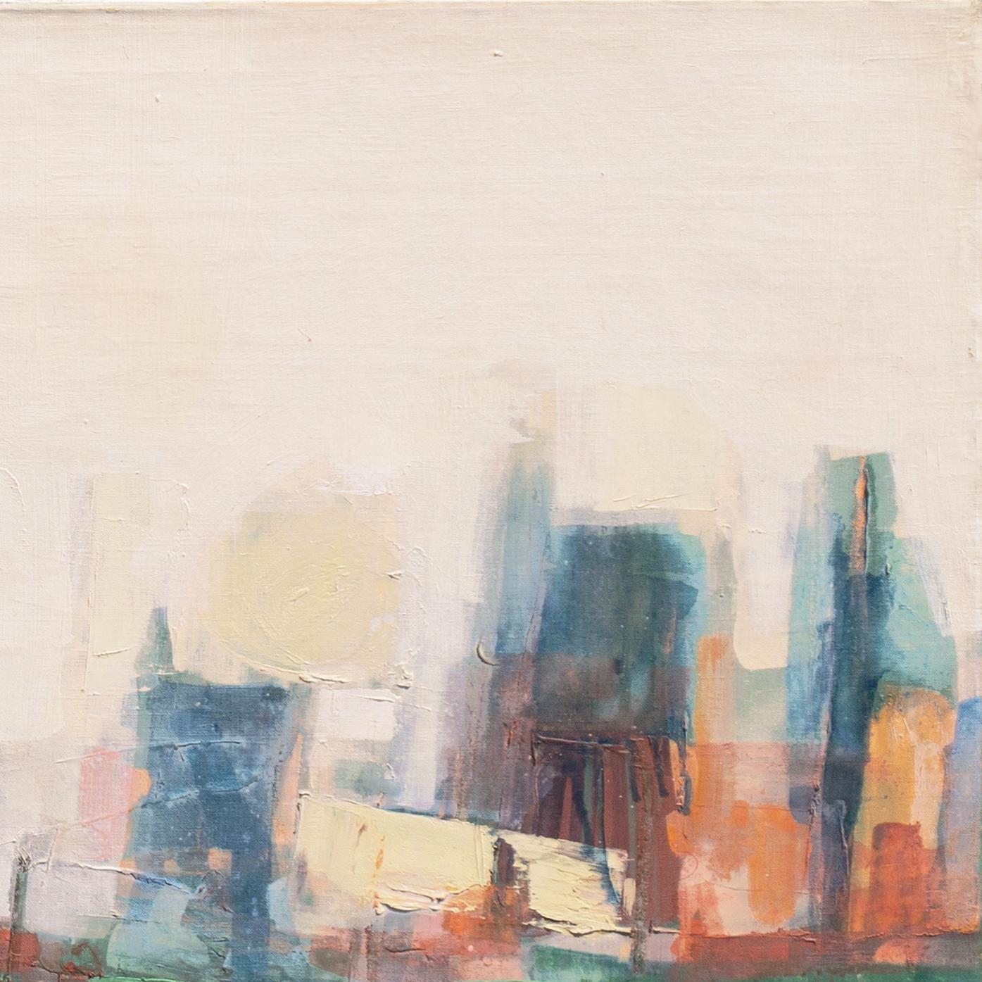 'West Side, New York', Central Park, Manhattan Modernist Abstract, BMFA, Harvard For Sale 1