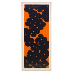 Donald Sultan Black on Orange, 2018