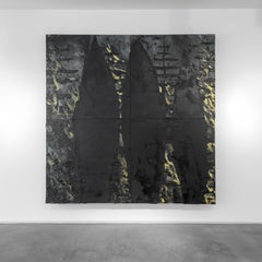 Donald Sultan (tecnica mista) - Incendio boschivo, 14 maggio 1985