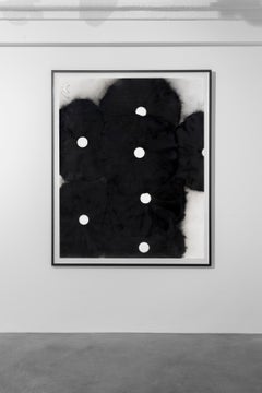 Donald Sultan (Mixed Media) - Seven Black Flowers, 7 June 1999