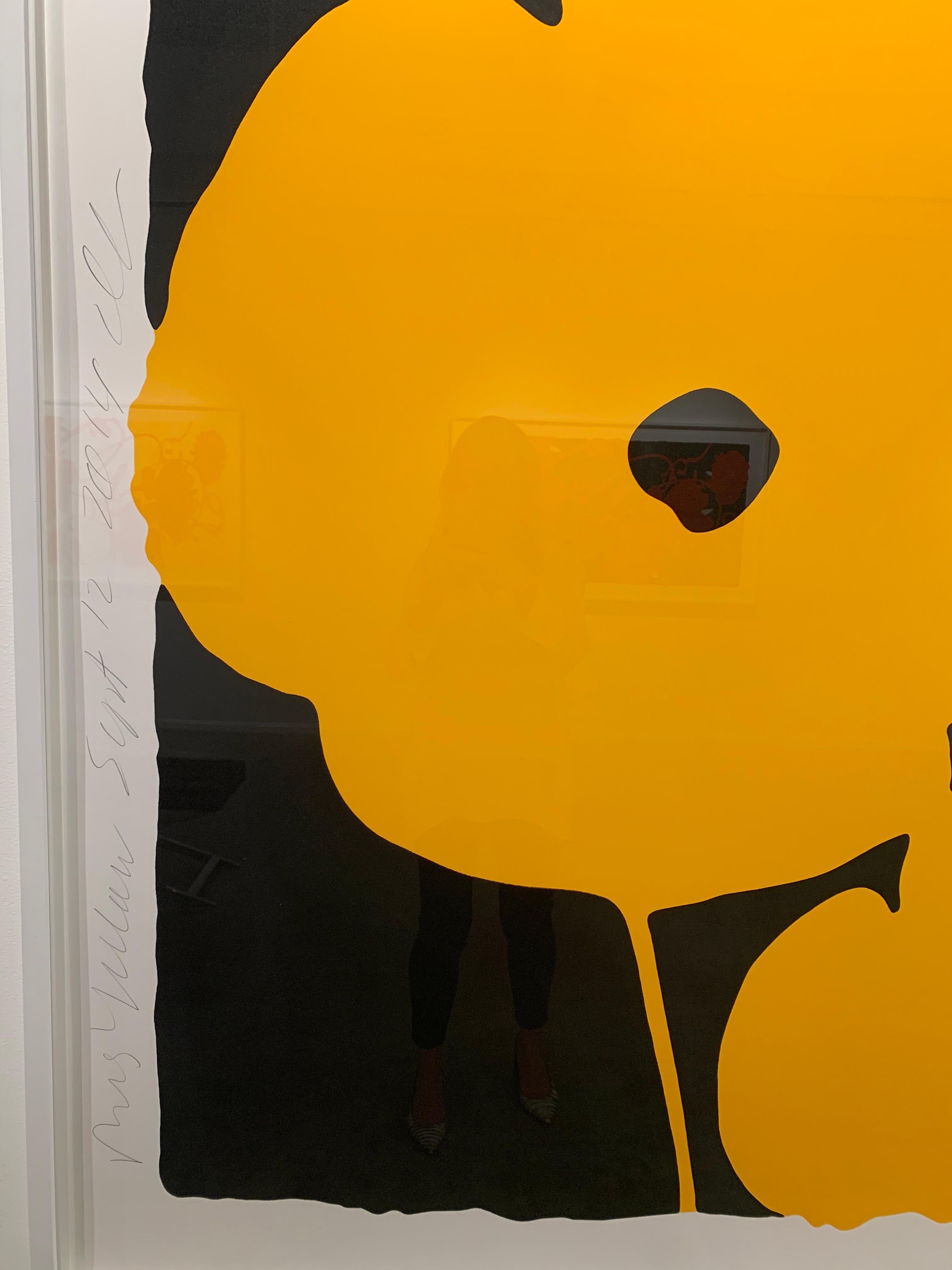 Donald Sultan (Born 1951)
Big Yellow, September 14, 2014, 2014
Color silkscreen with enamel inks and tar-like texture
60 x 60 in.
AP 12/15 aside from the edition of 30
Signed, titled and dated in pencil by the artist

