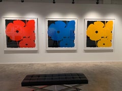 Big Yellow, Donald Sultan, color silkscreen with enamel ink and tar like texture