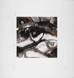 Donald Sultan "Pez" (De frutas y flores), Edición limitada, Impresión firmada