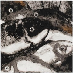 Donald Sultan 'Pesce' (da Frutta e fiori), edizione limitata, stampa firmata