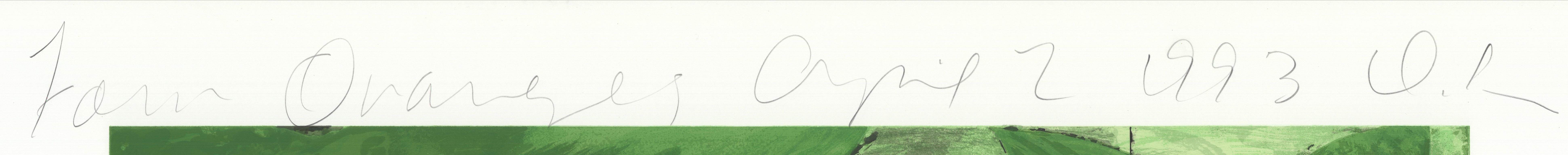 Donald Sultan 'Four Oranges' 1993- Serigraph- Signed 1