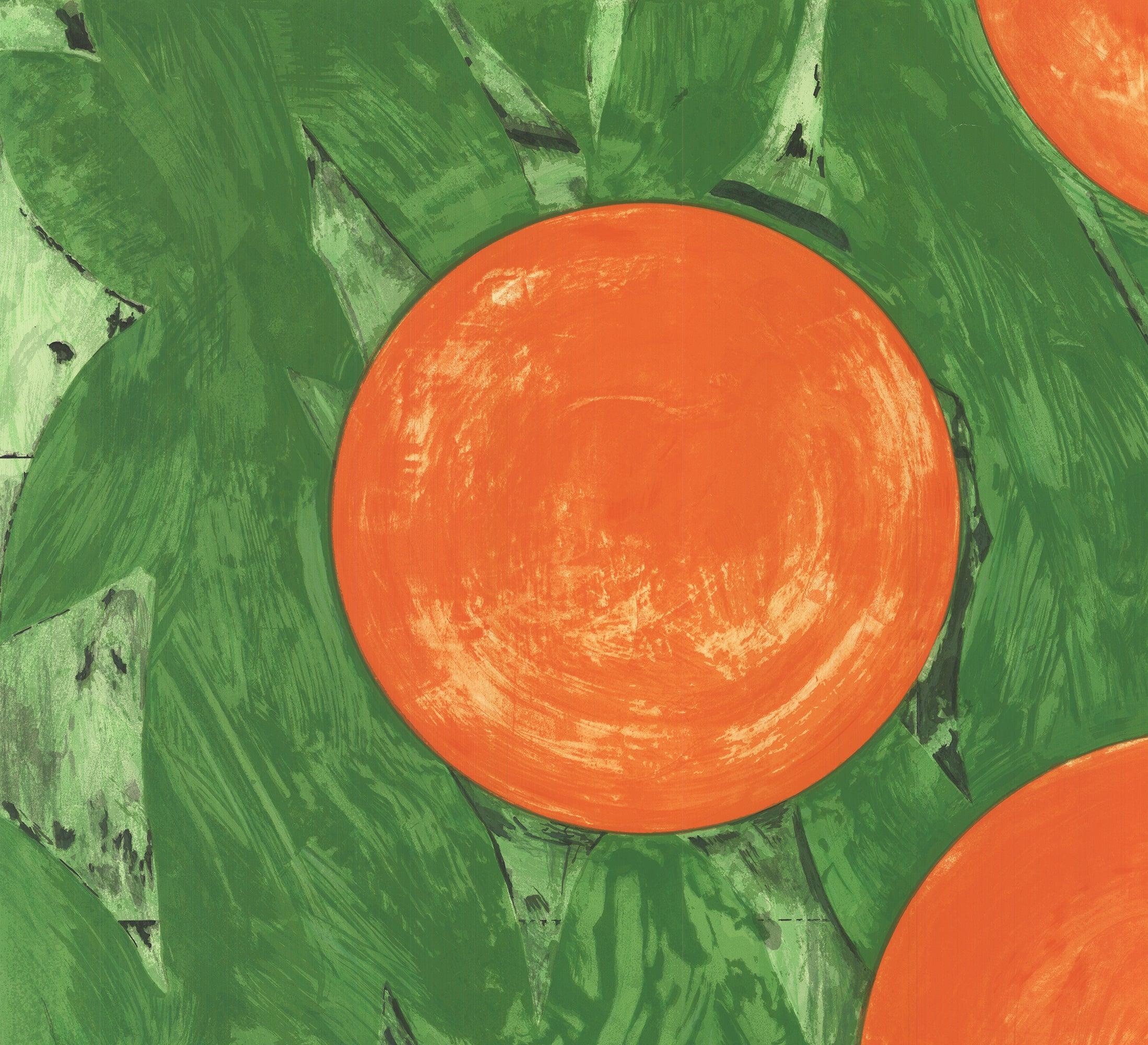 Donald Sultan 'Four Oranges' 1993- Serigraph- Signed 3