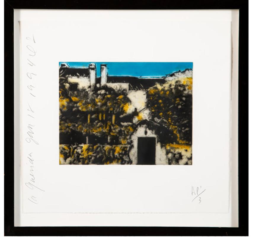 Donald Sultan Landscape Print - DONALD SULTAN  LA QUERIDA  SIGNED AND NUMBERED 1994