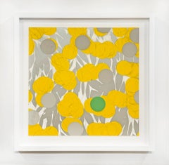 Donald Sultan "Mimose mit Grün, 24. April 2024" Floral