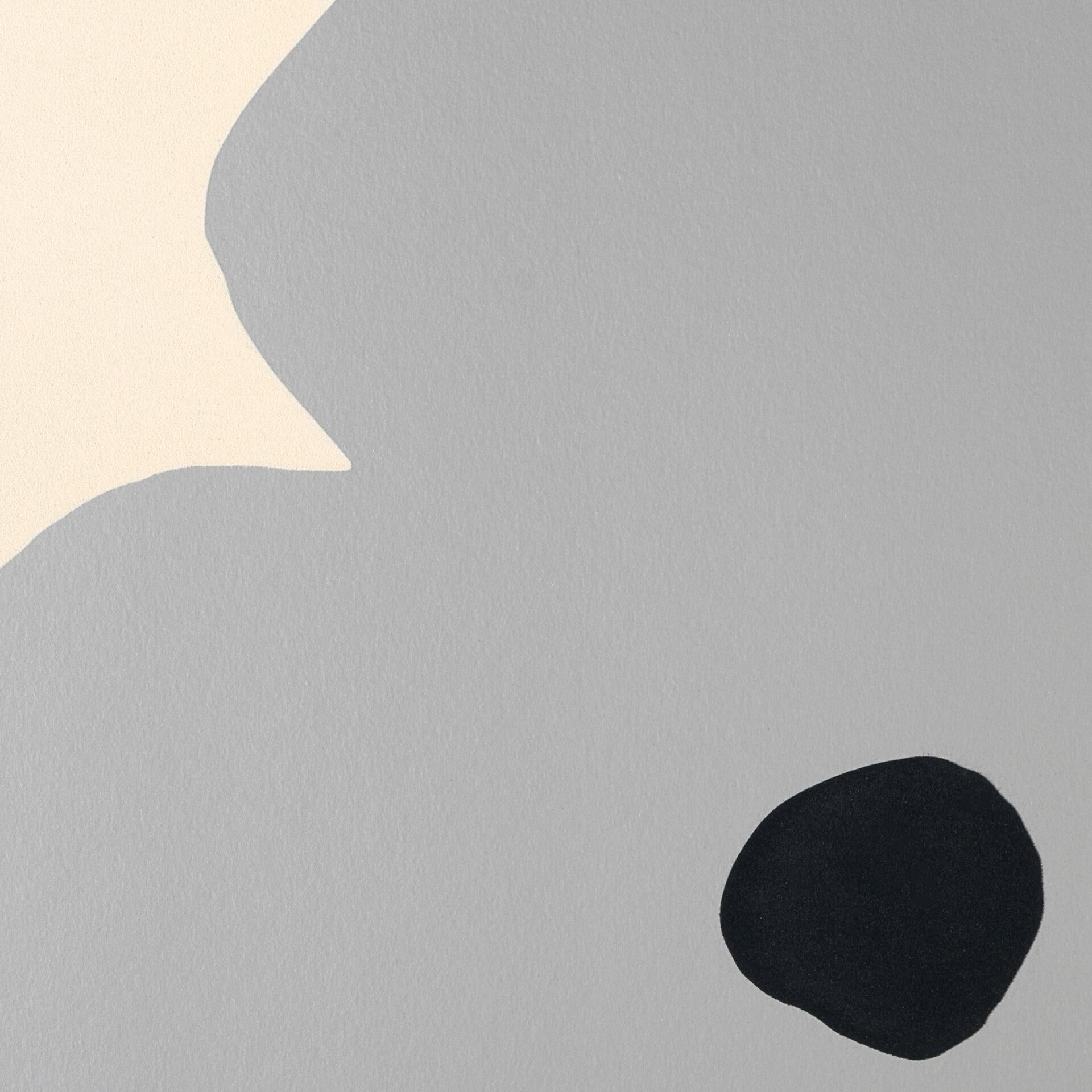Donald Sultan 'Seven Silvers Jan. 24, 2024' - Limited Edition Silkscreen For Sale 2