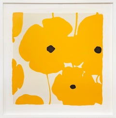 Donald Sultan « Yellow Poppies » (Coquelicots jaunes) – Motif floral