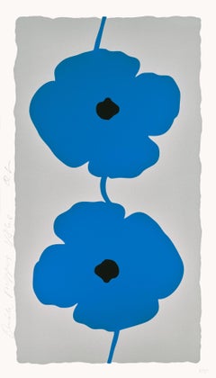 Double Poppies Blue