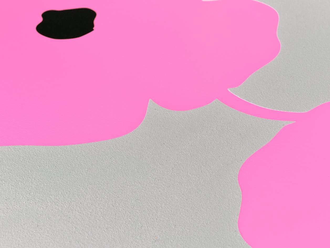 Papaveri doppi rosa - Print Contemporaneo di Donald Sultan