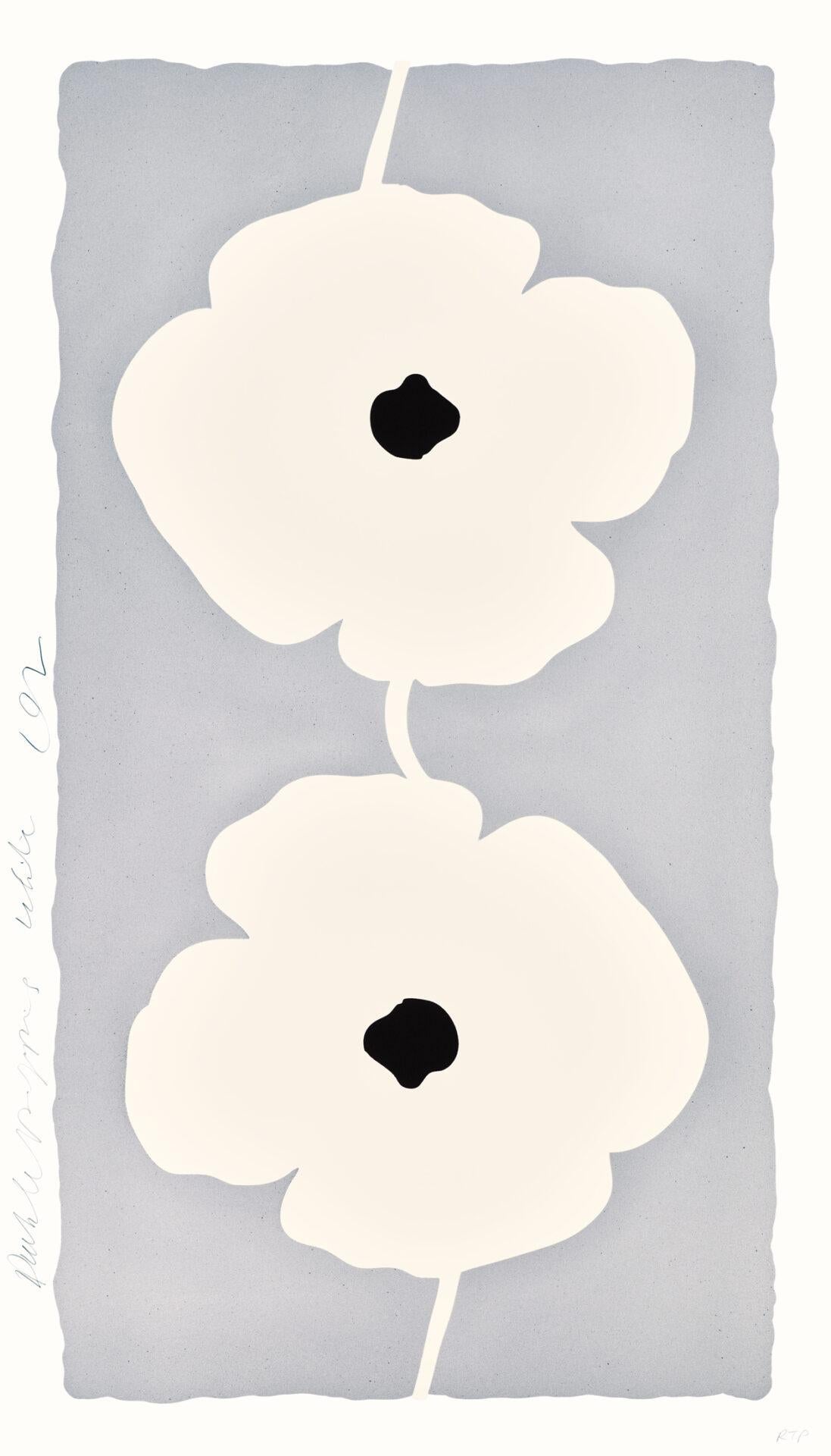 Double Poppies White