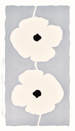 Double Poppies White
