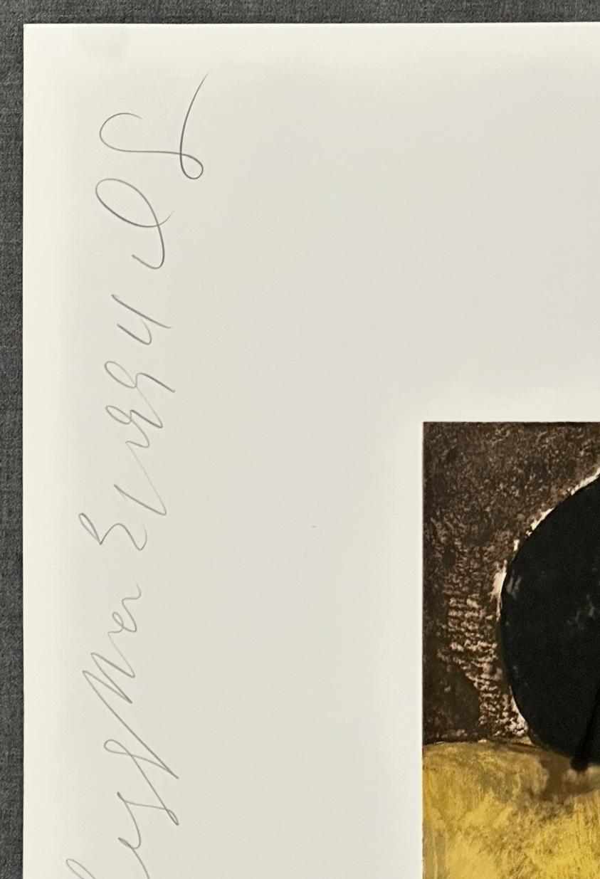 Cinq citrons, une poire et un œuf : suite de fruits et de fleurs
1994
Impression - Sérigraphie 
Taille du papier 22.75'' x 21.75'' pouces
Taille de l'image 12