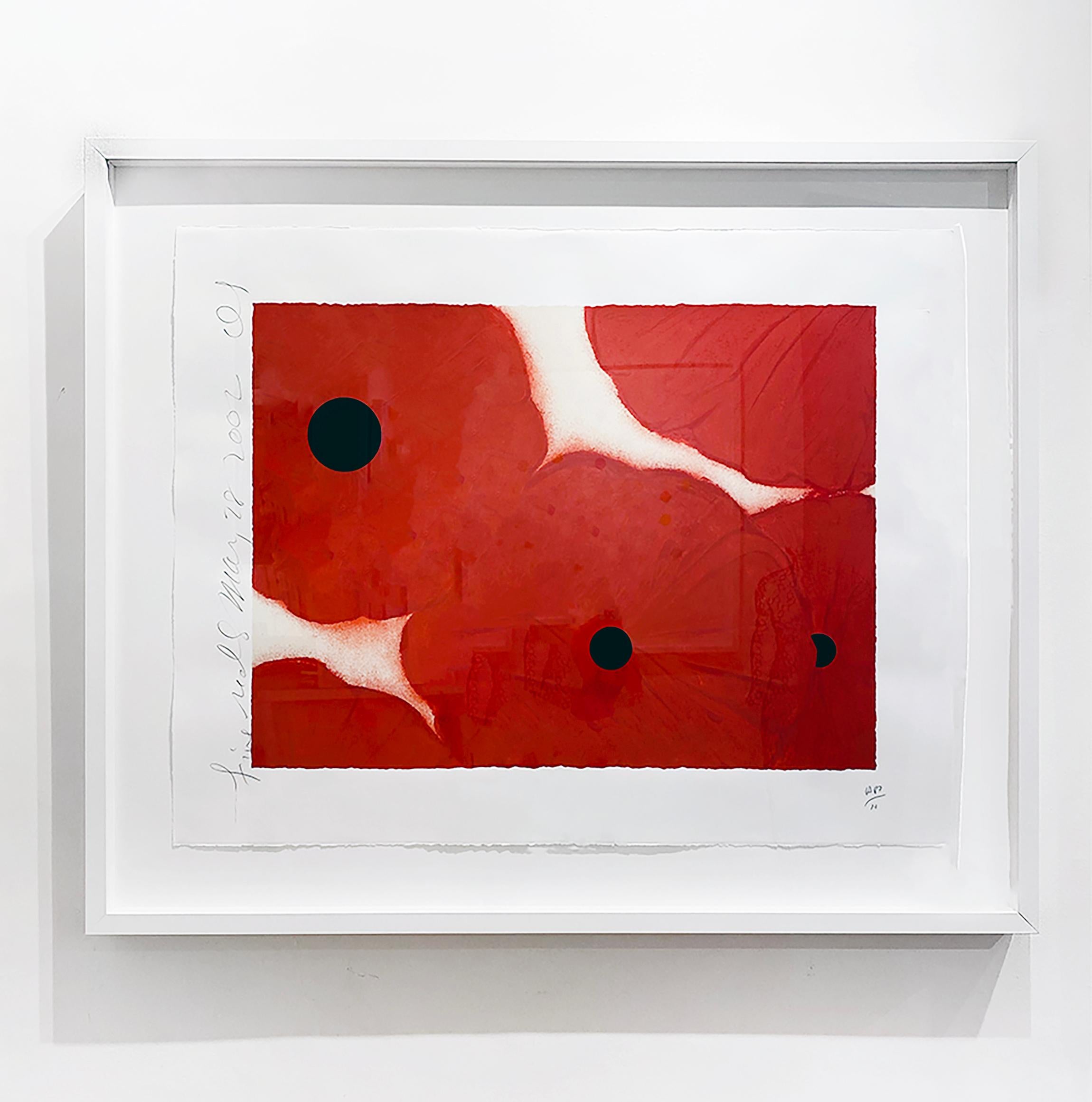 Five Reds - Contemporary Print by Donald Sultan