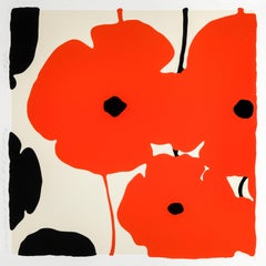 Four Poppies II, Red