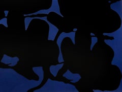 Lantern Flowers Screenprint, Abstract Expressionist, Signed, 2015