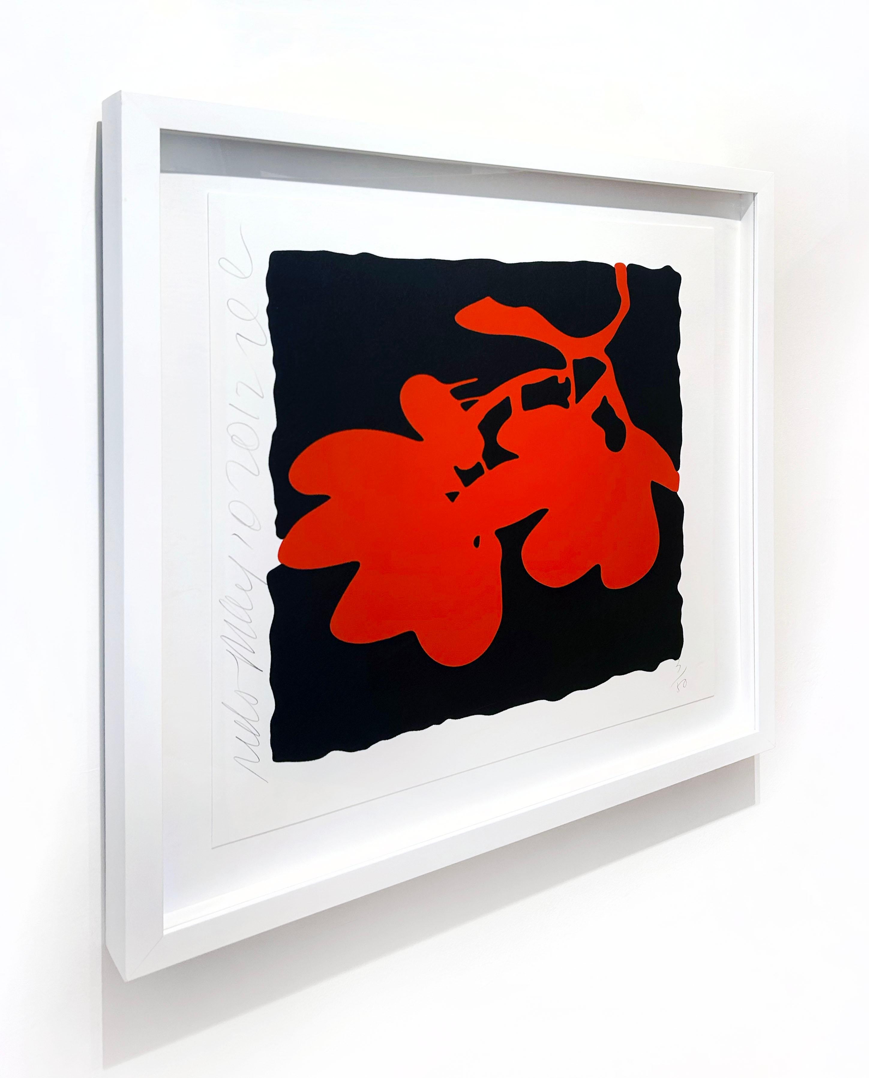Artista:  Donald Sultan, Donald
Titolo:  Fiori di lanterna, 10 maggio 2012 - Rosso
Serie:  Fiori di lanterna, 10 maggio 2012
Data:  2012
Media:  Serigrafia a colori con floccatura sovrastampata su cartoncino da museo a 4 strati Rising
Non