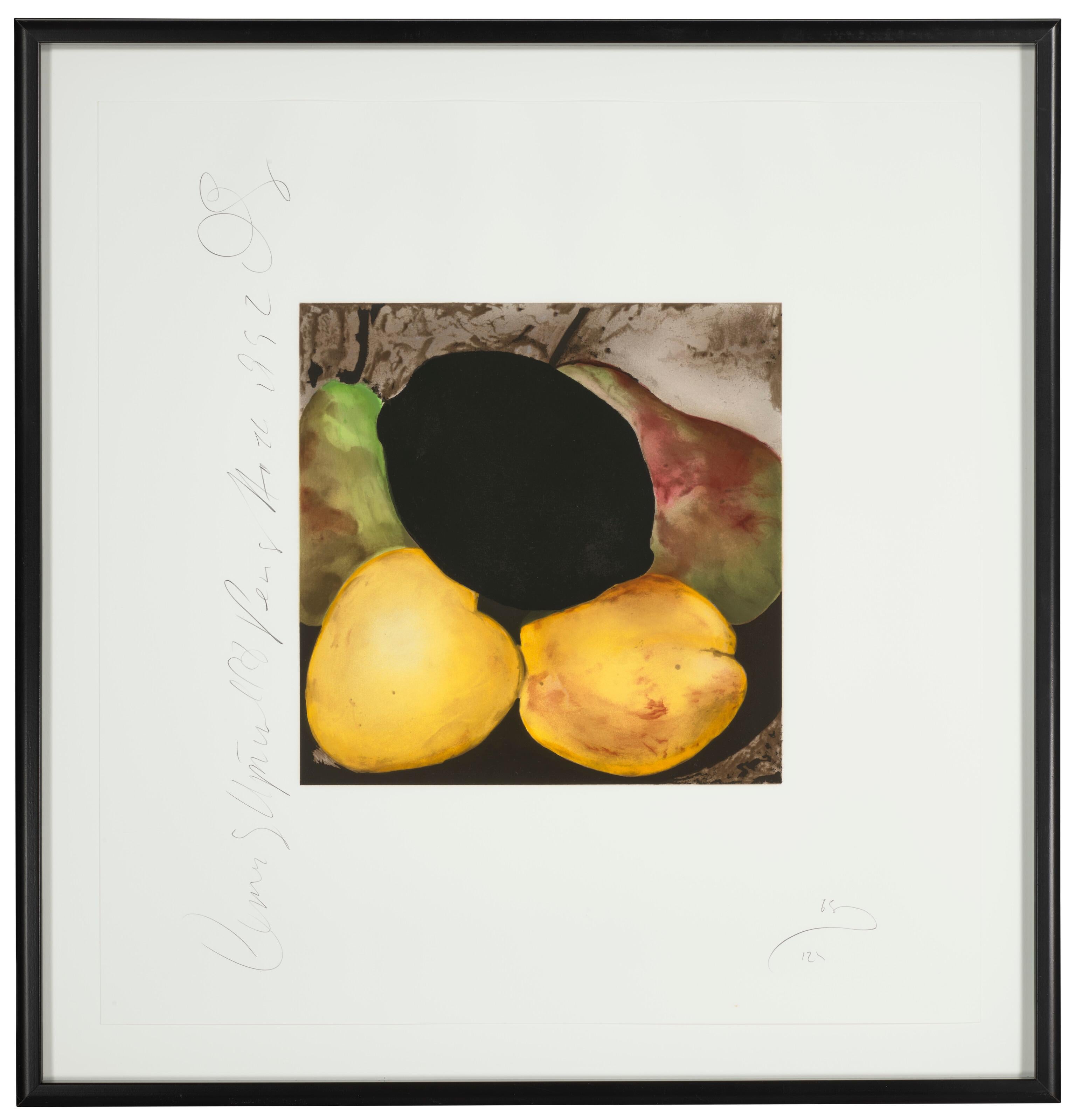 Lemons, Apricot and a Pear # 65/125 - Contemporary Print by Donald Sultan