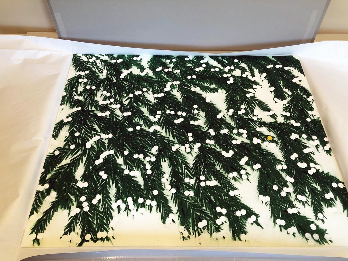 Mimosa, April 12, 2023 - Contemporary Print by Donald Sultan