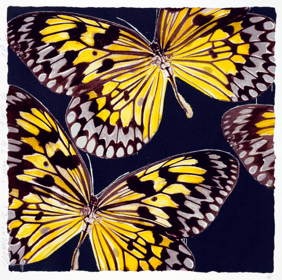 Donald Sultan Animal Print - Monarchs